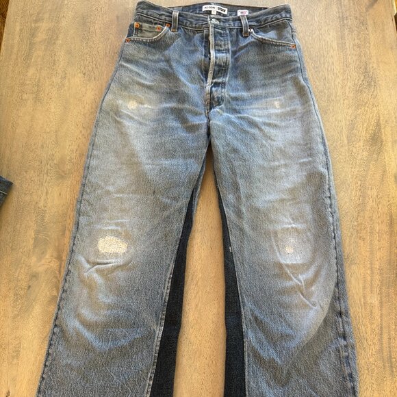 Levis Re/Done Two Tone jeans 25 - Picture 1 of 10